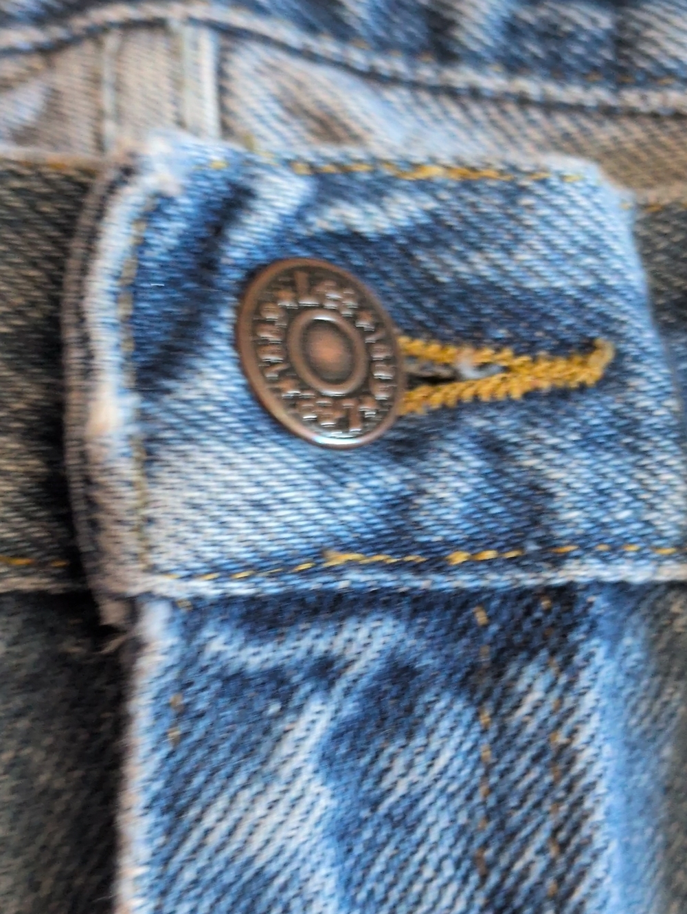 Lee Distressed Destroyed 100% Cotton Mexico Made High Rise Straight Leg Jeans - Picture 6 of 14